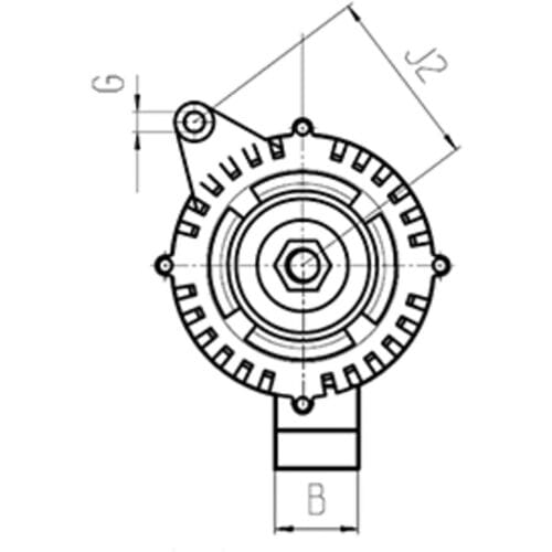 Driefasige generator HC-CARGO F 032 116 808