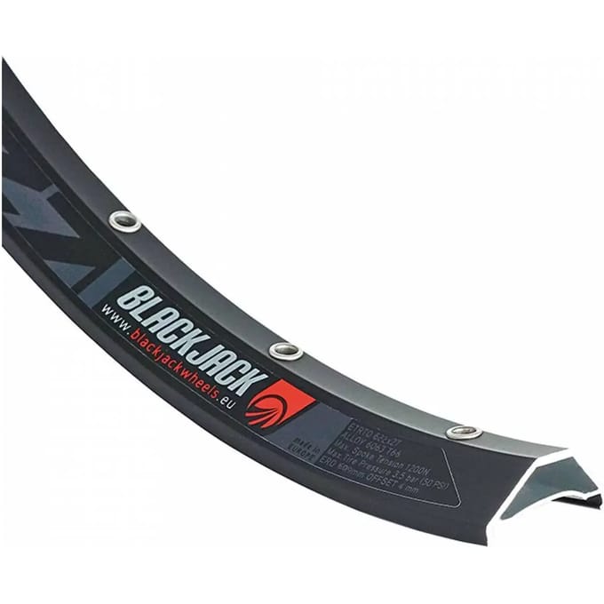 Asymmetrische rand Black Jack Ready