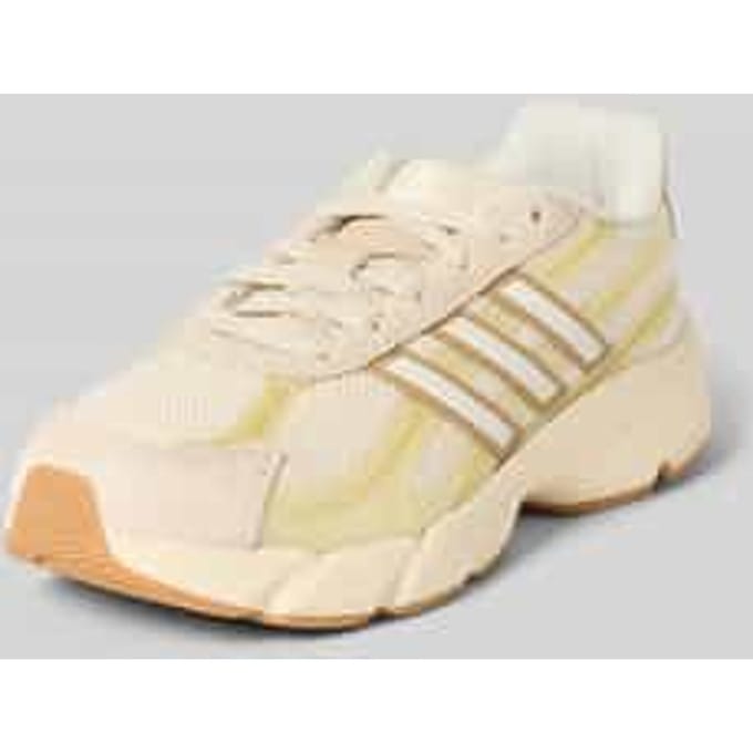 Low top sneakers met velourslook-details Model 'TECHNOCHAOS 2000'