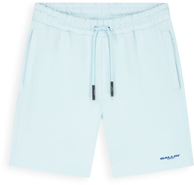 Ballin Amsterdam - Jongens Regular fit Shorts Sweat - Light Blue - Maat 8