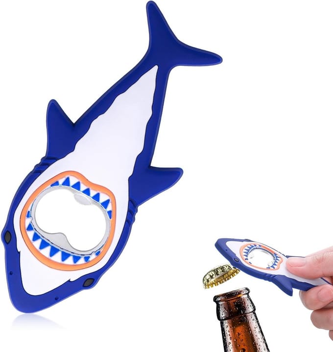 E-Ambar - Grappige Hai-opener en Flesopener voor Bierliefhebbers