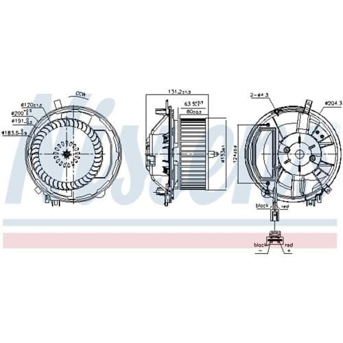 Binnenventilator NISSENS 87527
