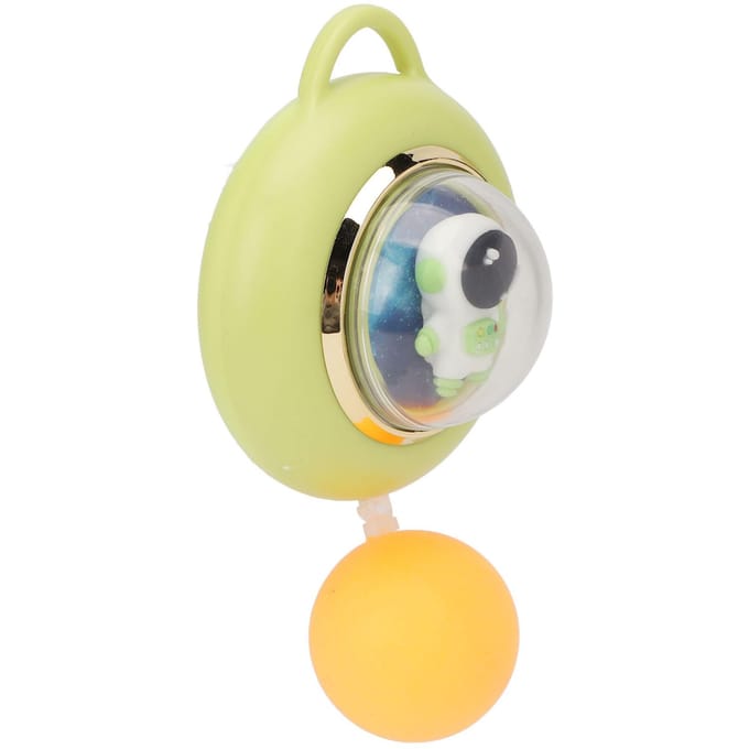 Tafeltennis Elastische Trainer Hand Oog Coördinatie Visuele Oefening Hangende Tafeltennis Training beige