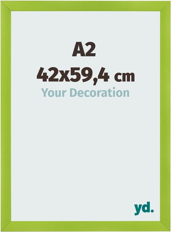 Your Decoration - Fotolijst A2 42x59,4 cm - MDF - Groen - Pisa