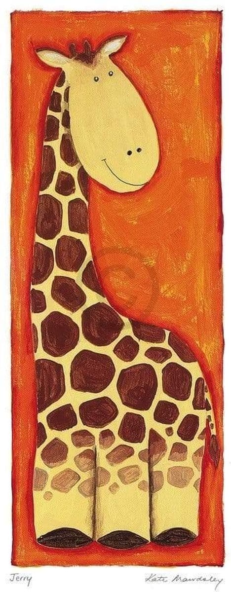Kunstdruk Kate Mawdsley - Jerry 15x30cm