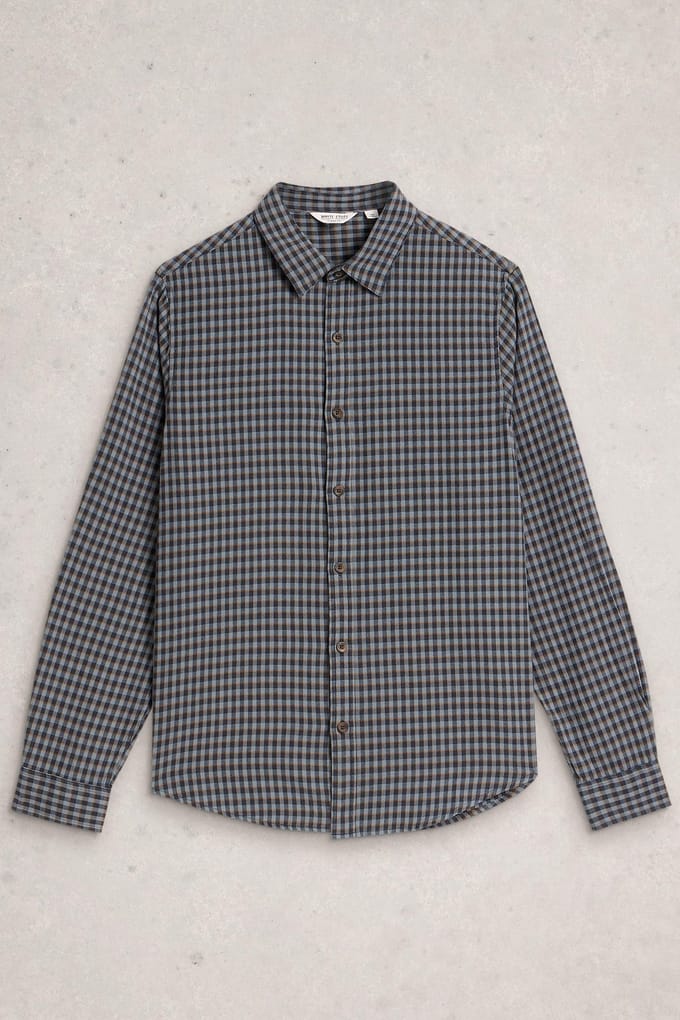 White Stuff Westlake Gingham Shirt Blue Multi Taglia: M | Camicie Casual Outlet | Uomo | Blu