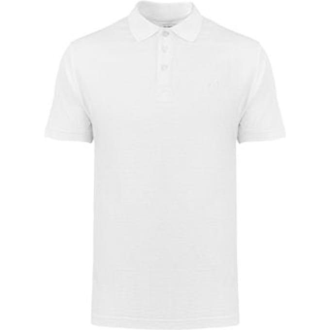 Milanoro - Elegante katoenen polo voor heren - Wit - M