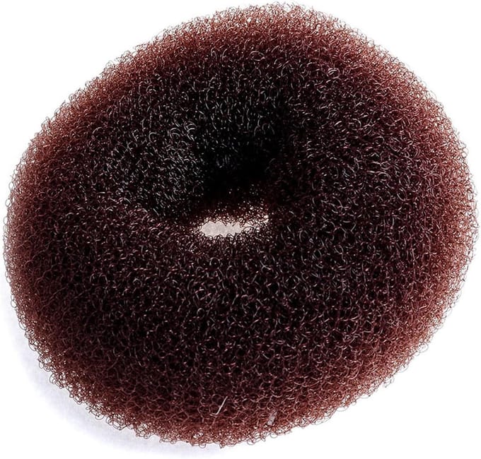 Haarknot Ring - Donut Shaper Styler - Kapsel Creëren - Voegt Volume Toe - 10 cm - Bruin