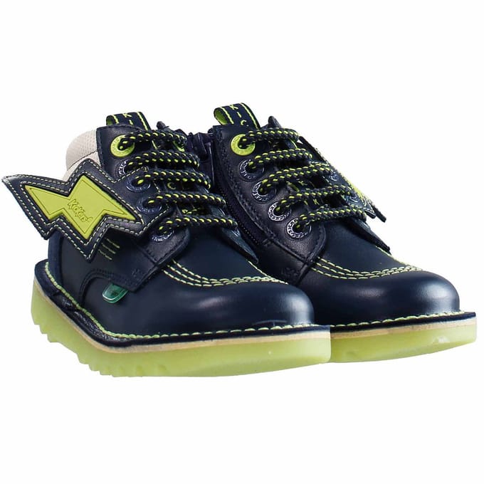 Kickers Hi Bolt Classic Kinder Laarzen Navy