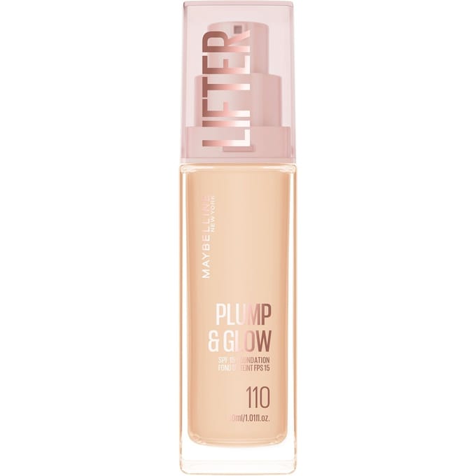 Maybelline New York Lifter Lifter Plump & Glow Foundation (Various Shades) - 110