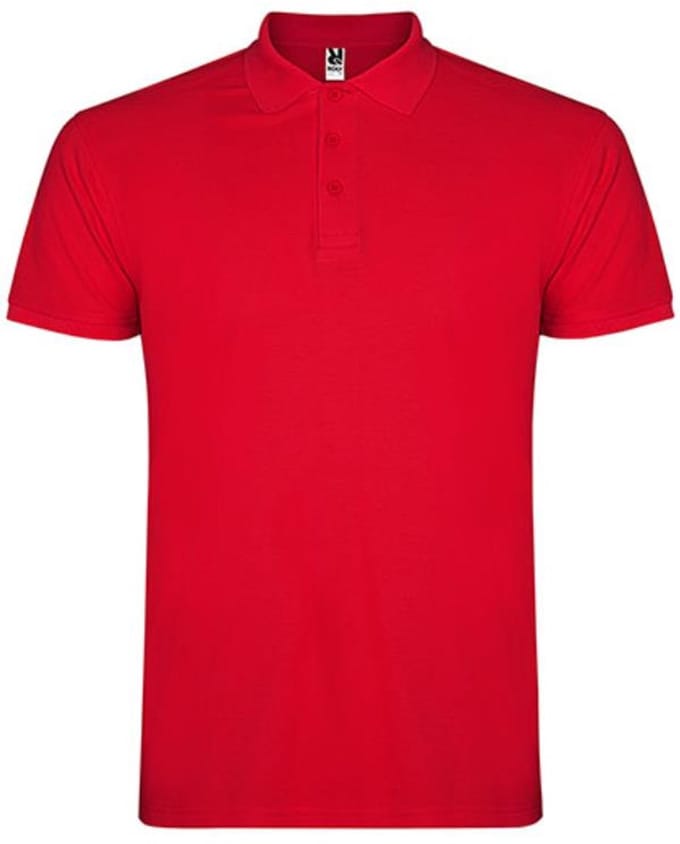 Roly - Star Kinder Polo - Red 60 maat 11/12 Jahre