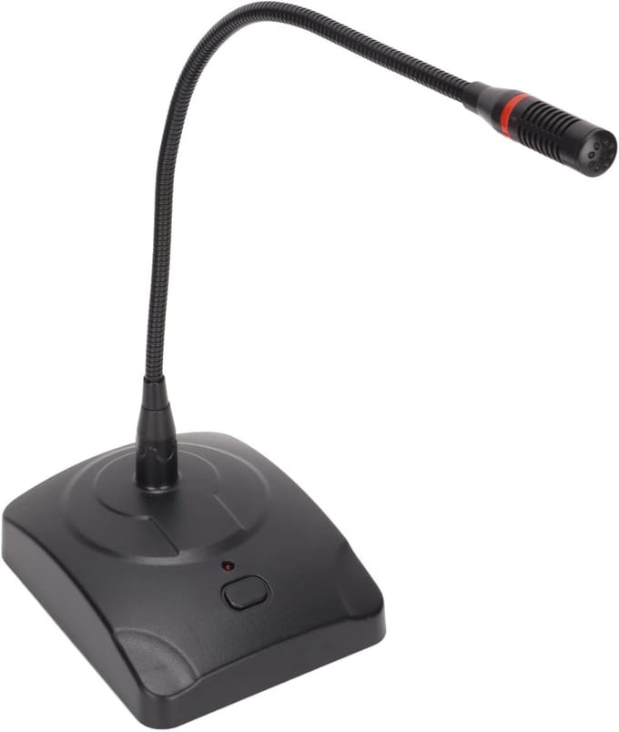 Bekabelde Desktop Microfoon Met Verstelbare Zwanenhals en Ruisonderdrukking