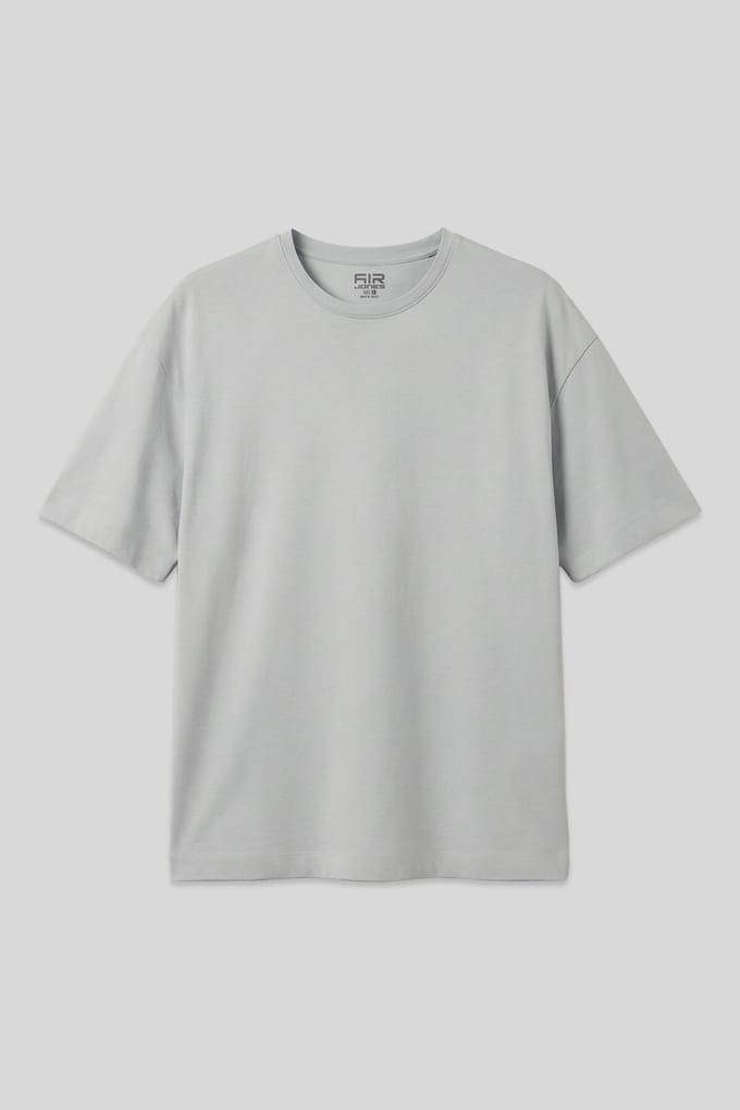 Oversized Katoenen Crew Neck T-Shirt