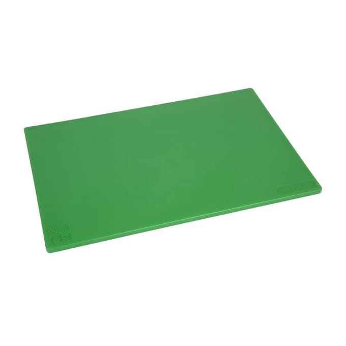 Hygiplas Antibacteriële LDPE Snijplank Groen 450x300x10mm HC858 - Horeca