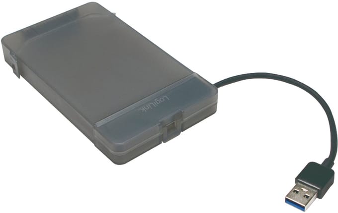 LogiLink AU0037 behuizing voor opslagstations 2.5'' HDD-/SSD-behuizing Grijs