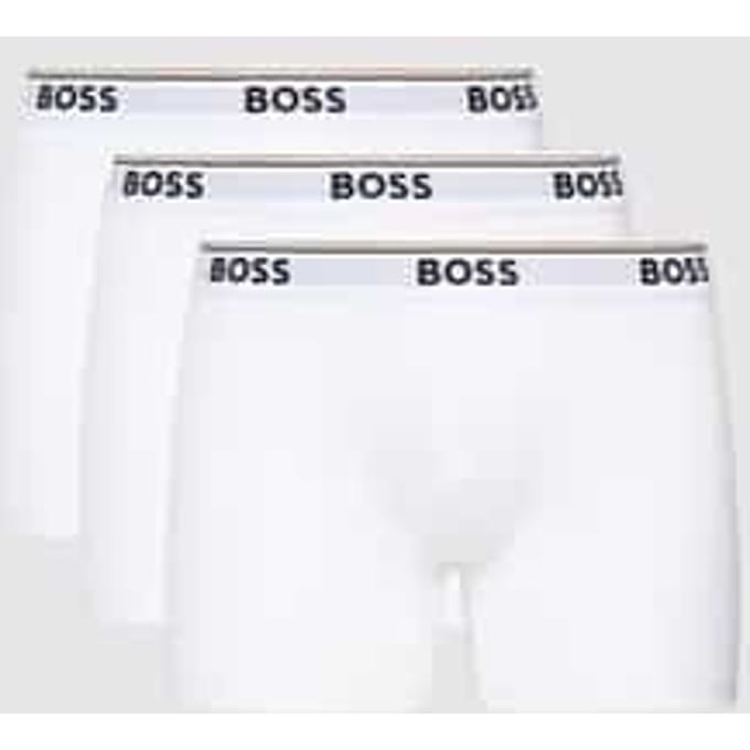 Boxershort met logo in band in een set van 3 stuks, model 'Power'