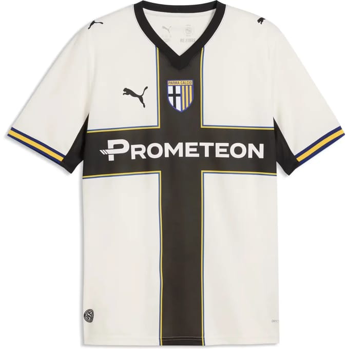Puma Parma Calcio 1913 Thuis T-shirt Met Korte Mouwen Wit M Man