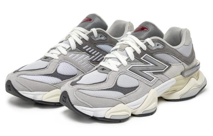 New Balance 9060 Sneakers Dames - Grijs - Maat 37.5 - Mesh/Synthetisch