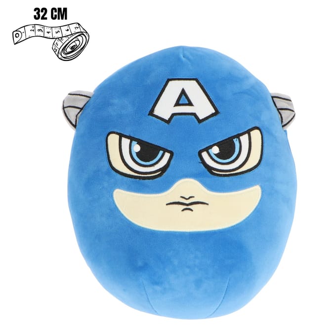 Avengers cap squishys knuffel 32cm