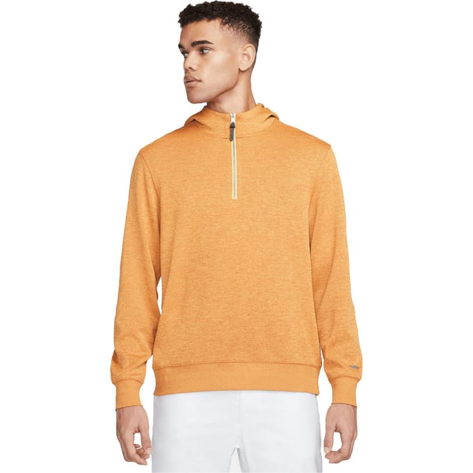 Nike Heren Dri-FIT Golf Hoodie (Monarch/Laser Orange/Brushed Silver)