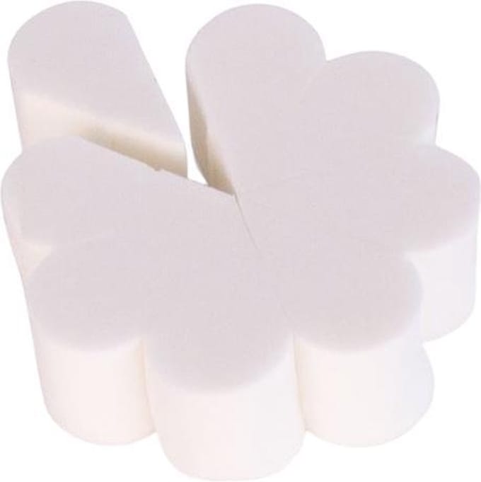 Superstar Grimeersponsjes Bloem 8 Cm Latex 8 Stuks