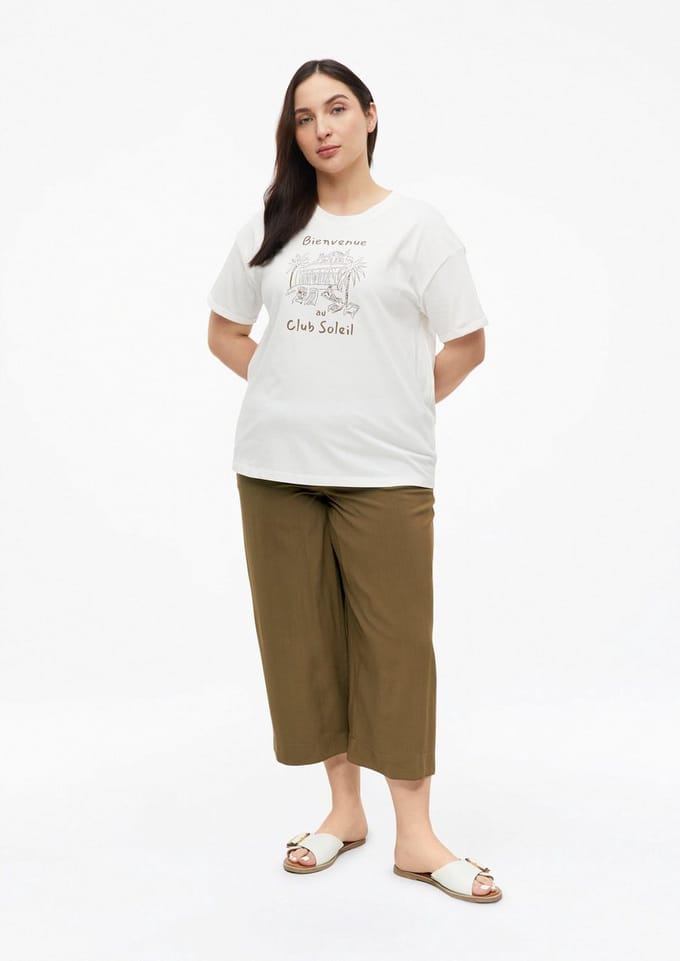 s.Oliver - female - Culottes van viscose met elastische tailleband