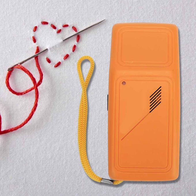 Handheld Naald Detector Hoge Gevoeligheid Metaal Scanner Naaimachine Accessoires orange
