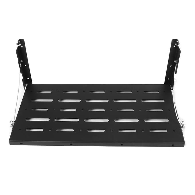 Multifunctioneel Opvouwbaar Achterkleptafel Opbergrek Geschikt voor Jeep Wrangler TJ 19962006 gray