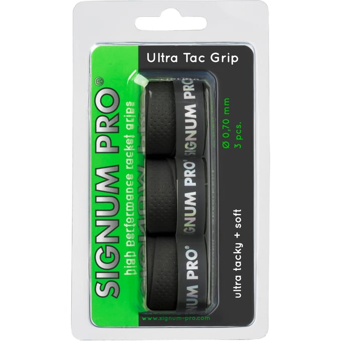 Signum Pro Ultra Tac Grip Verpakking 3 Stuks-Zwart