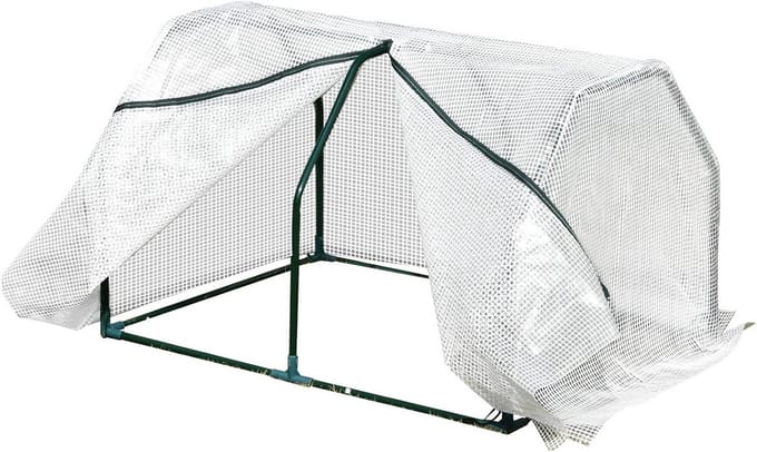 Mini Broeikas met Stalen Frame en PVC Cover - Compacte Kweekkas voor Tuinplanten