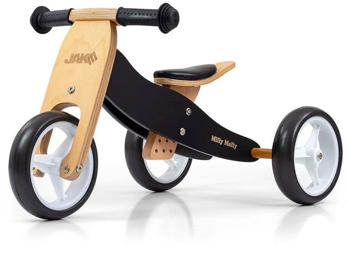 Milly Mally Jake houten kinderfiets 2-in-1 - Loopfiets