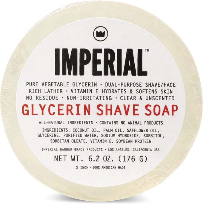 Imperial Glycerin Shave Soap 176 gr. | Shaving Soap