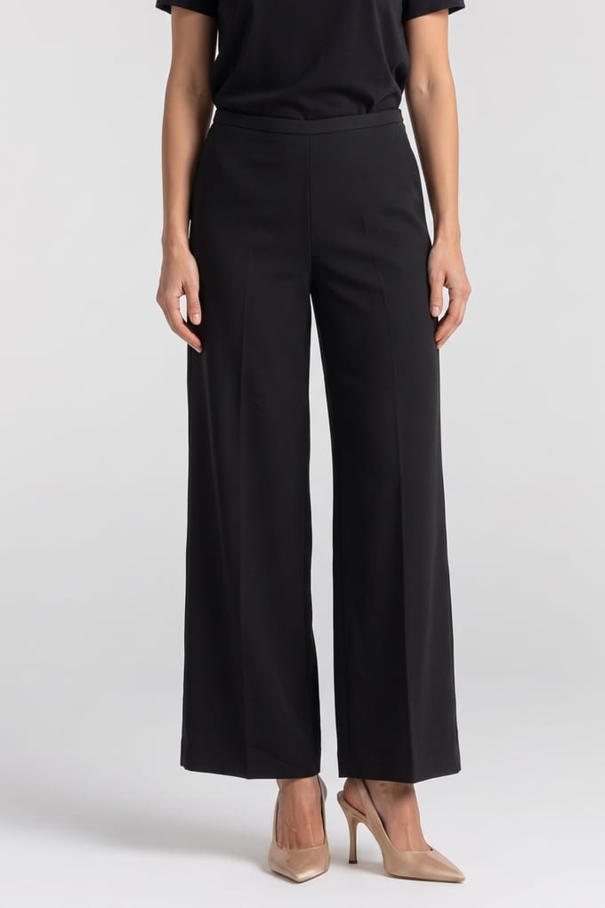 ARKET Elmira Fluid Press Black Größe: 32 | Stoffhosen Outlet | Damen | Schwarz