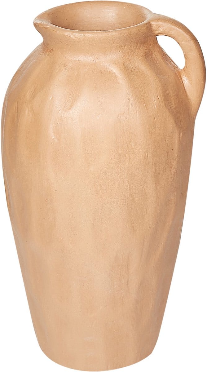 TAIPING - Decoratieve vaas - Zandbeige - Terracotta
