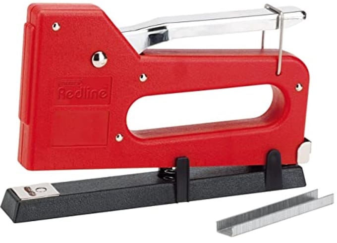 Nietpistool/Tacker 100 x 12 mm met Nietjes - Robuuste Kunststof Behuizing