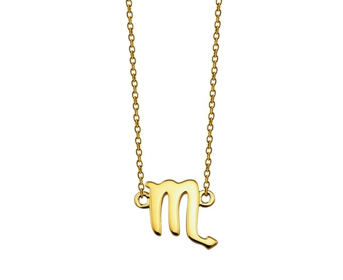 Ketting Schorpioen Gold-Plated Zodiac ZN011G