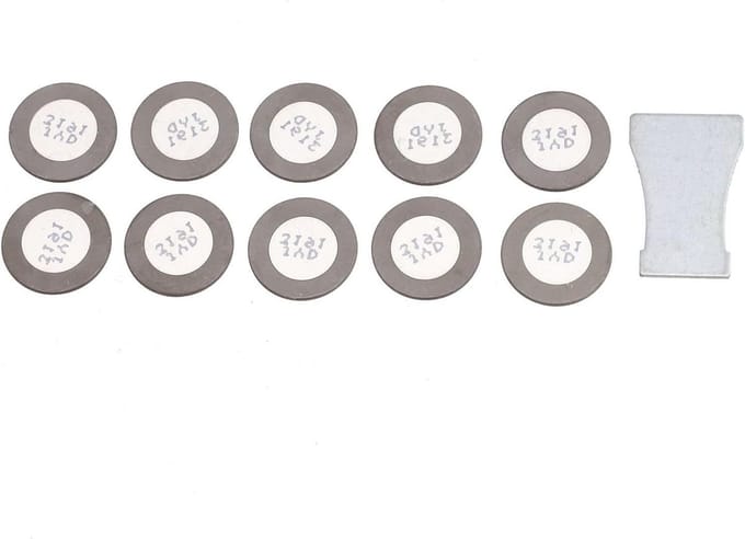 Mist Maker Schijven - Verwarmingselementen - Luchtbevochtiging - Keramische Constructie - 10 stuks 20mm - Wit