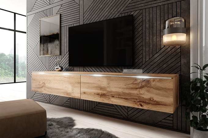 Meubella - TV-Meubel Dixon - Eiken - 180 cm