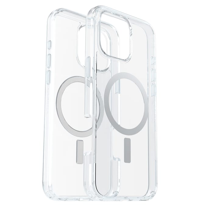 OtterBox Symmetry Apple iPhone 16 Pro Max Back Cover met MagSafe Magneet Transparant