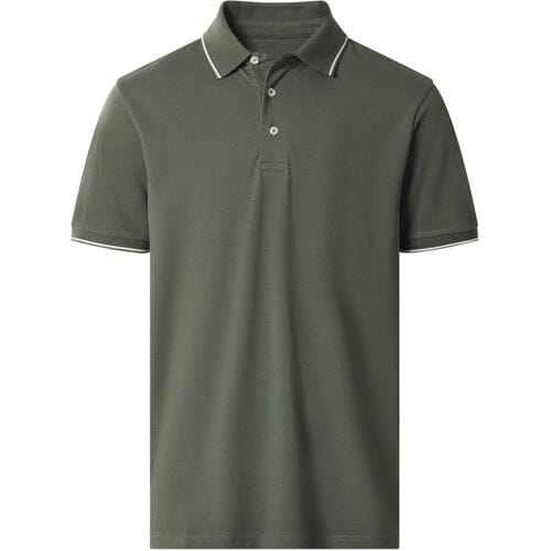 ESMARA MEN Piqué heren polo (Groen, M)