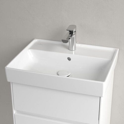 Puris b - essence ceramic countertop washbasin Collaro 55 cm, WTM52051806