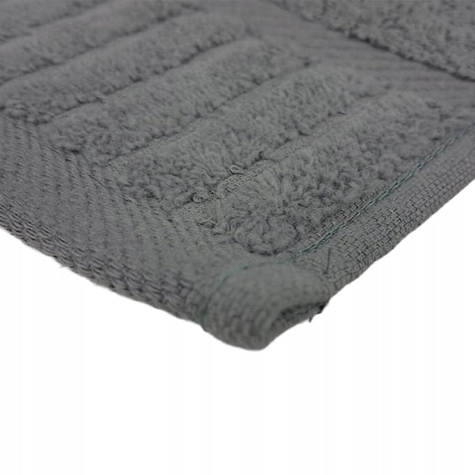 Jedeka Passo Handdoek Donkergrijs 35x50cm - 100% Katoen