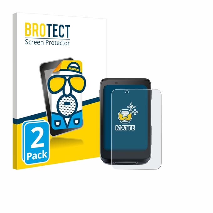 BROTECT - Screenprotector voor iGPSPORT BiNavi - Folie Beschermfolie matte 2 Stuks