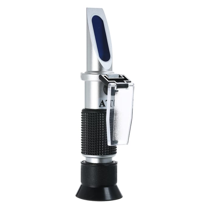 Antivriesrefractometer Koelvloeistoftester voor het controleren van het vriespunt en de concentratie van ethyleen zwart