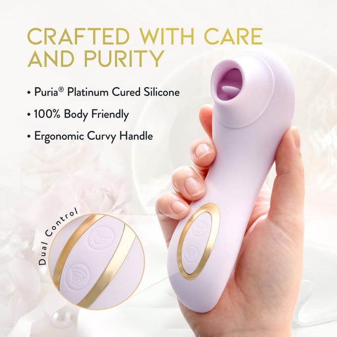 Blush - Delice Fleur Luchtpulserende Vibrator - Barely Purple
