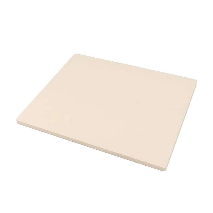 Rechthoekige Pizzasteen 12x15in Gelijkmatige Warmteverdeling Makkelijk Schoon te Maken Cordieriet Baksteen voor L white