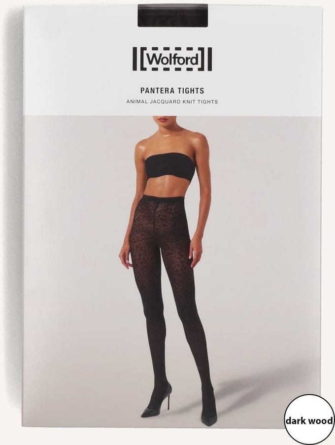 WOLFORD Pantera Tights Beenmode Dames - Bruin - Maat S