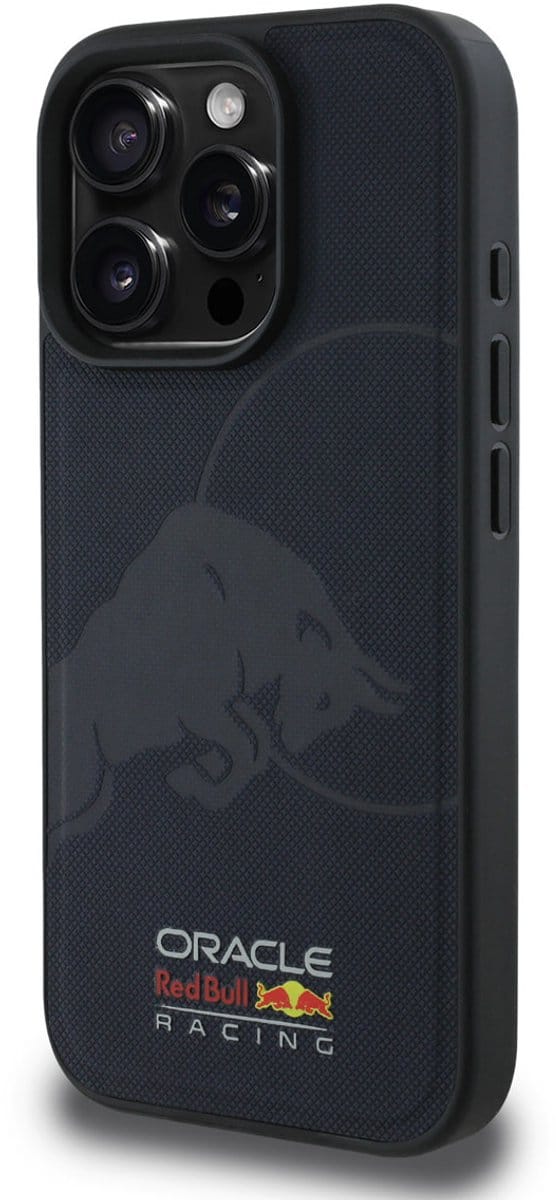 Red Bull Racing iPhone 16 Pro Max Back cover case - Magsafe - Meshed - Debossed Bull - Navy