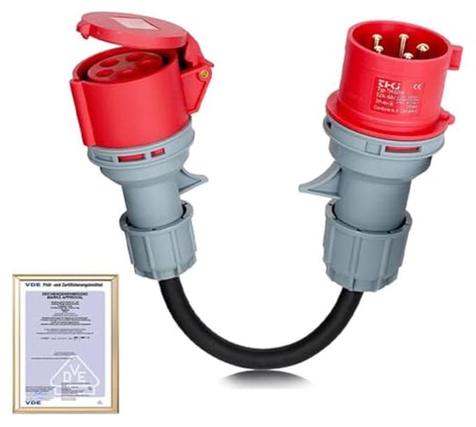 Cee Adapter 32A naar 16A – Vermogen Adapter