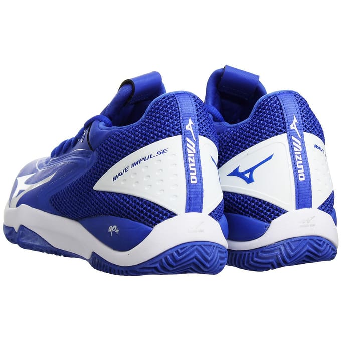 Mizuno Wave Impulse CC Heren Blauw Tennisschoenen